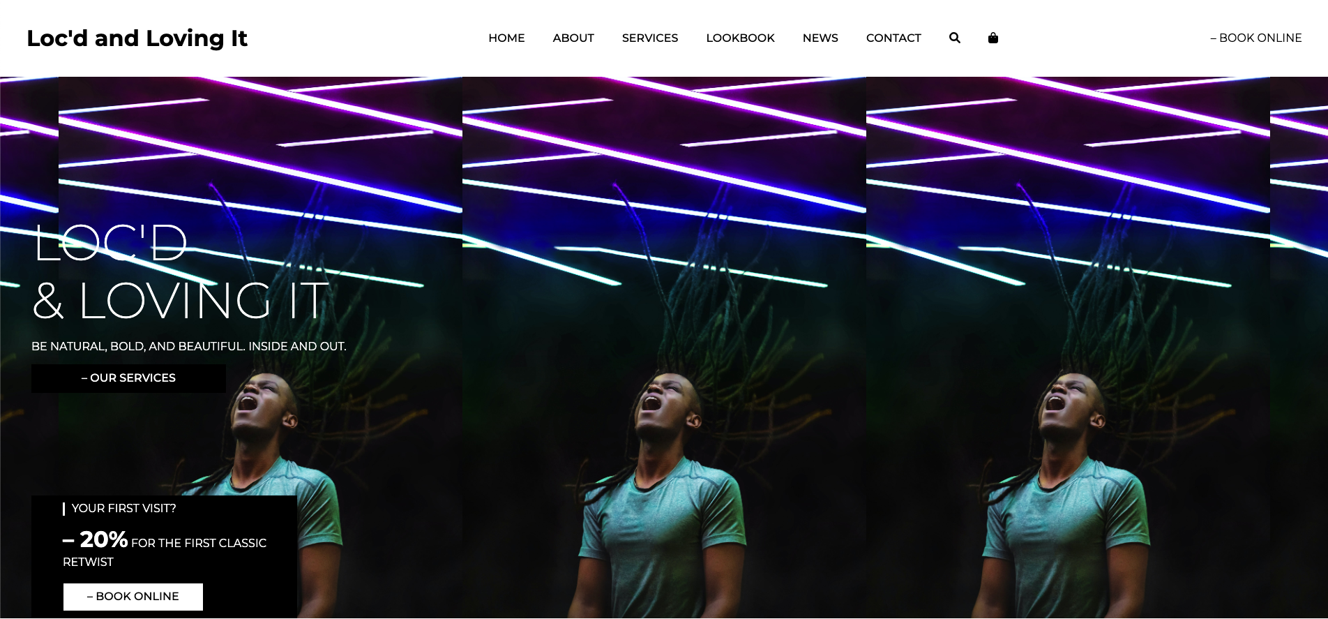 Salon Webpage Project